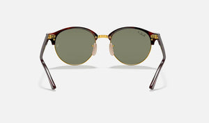 Ray-Ban CLUBROUND RB4246 990 51mm Tortoise/Gray-Green