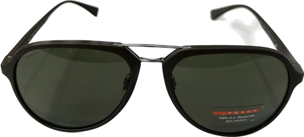 Prada PS05RS UB05X1 Brown Gray Green Polarized VisionPros USA